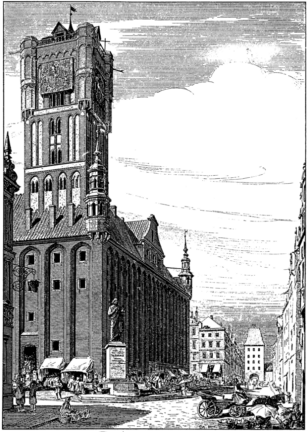 Rathausturm mit Copernicusdenkmal